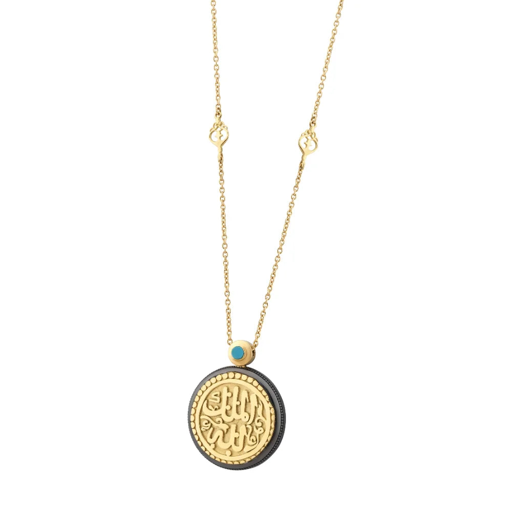 18K Gold Seal of Love Necklace