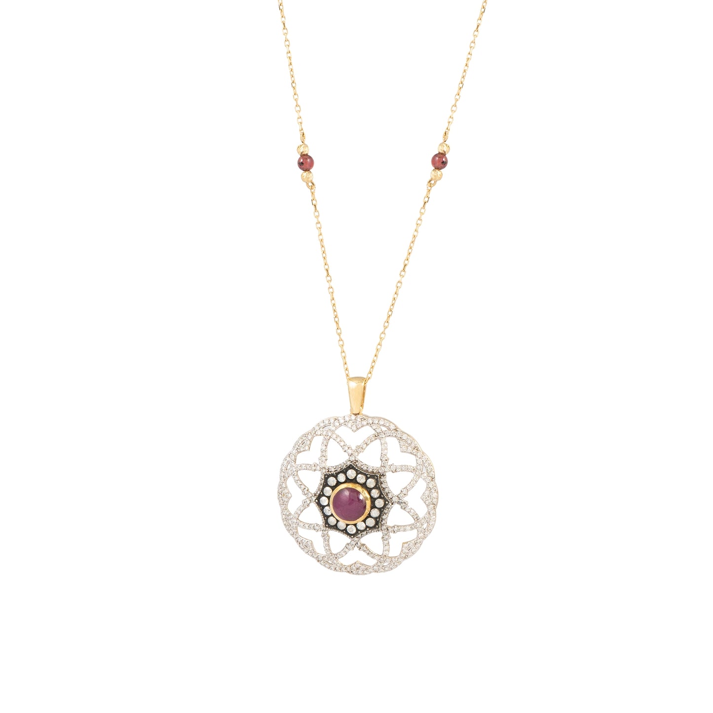 18K Gold Diamond Necklace