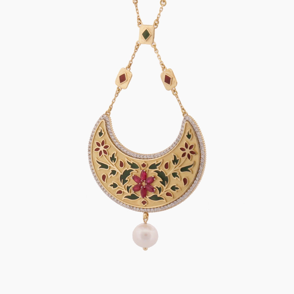 18K Gold Diamond Necklace