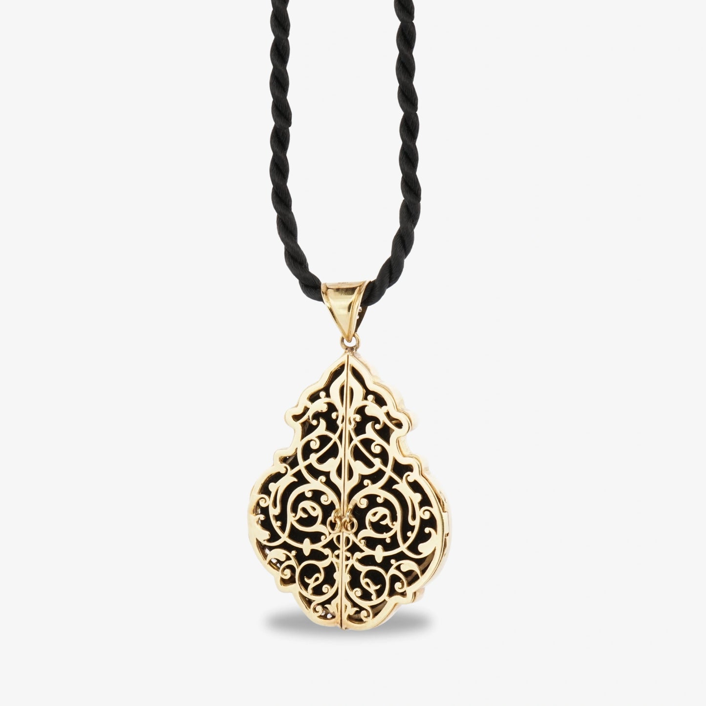 18K Gold Kiswah Al-Kaabah Motif Necklace