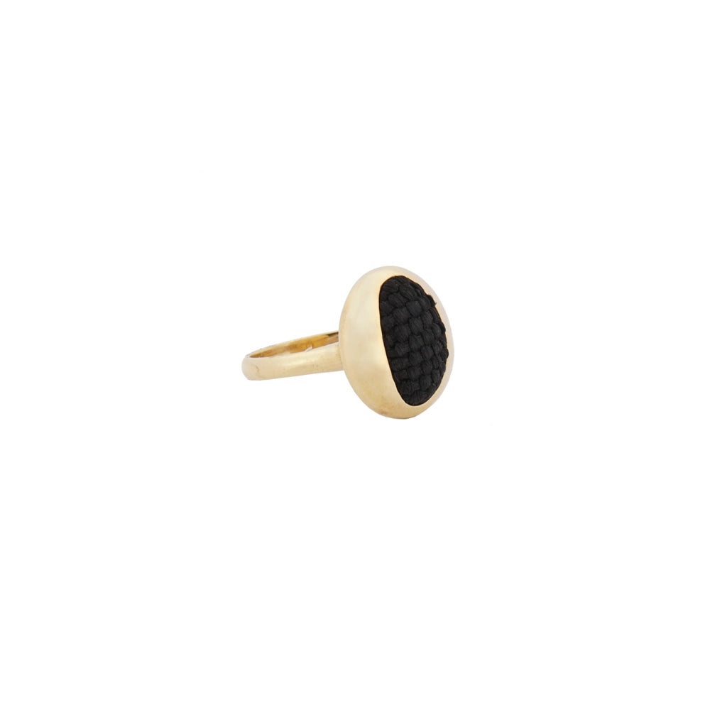 18K Gold Kiswah Al-Kaabah Ring