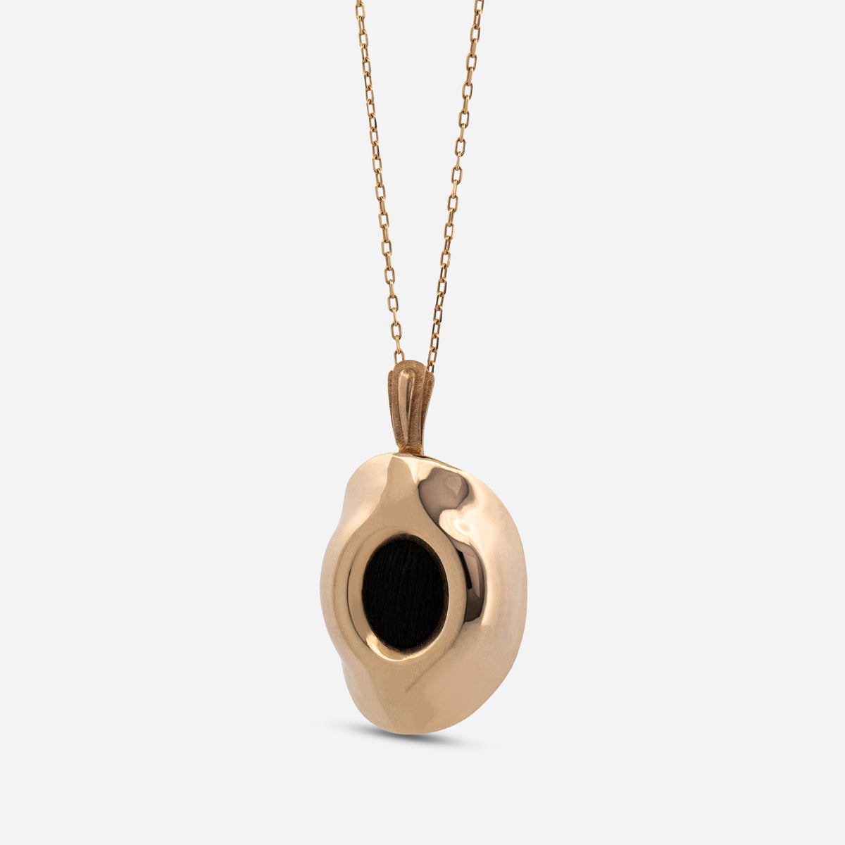 925 Sterling Silver Gold-Plated Kiswah Al-Kaabah Hajar al-Aswad Necklace
