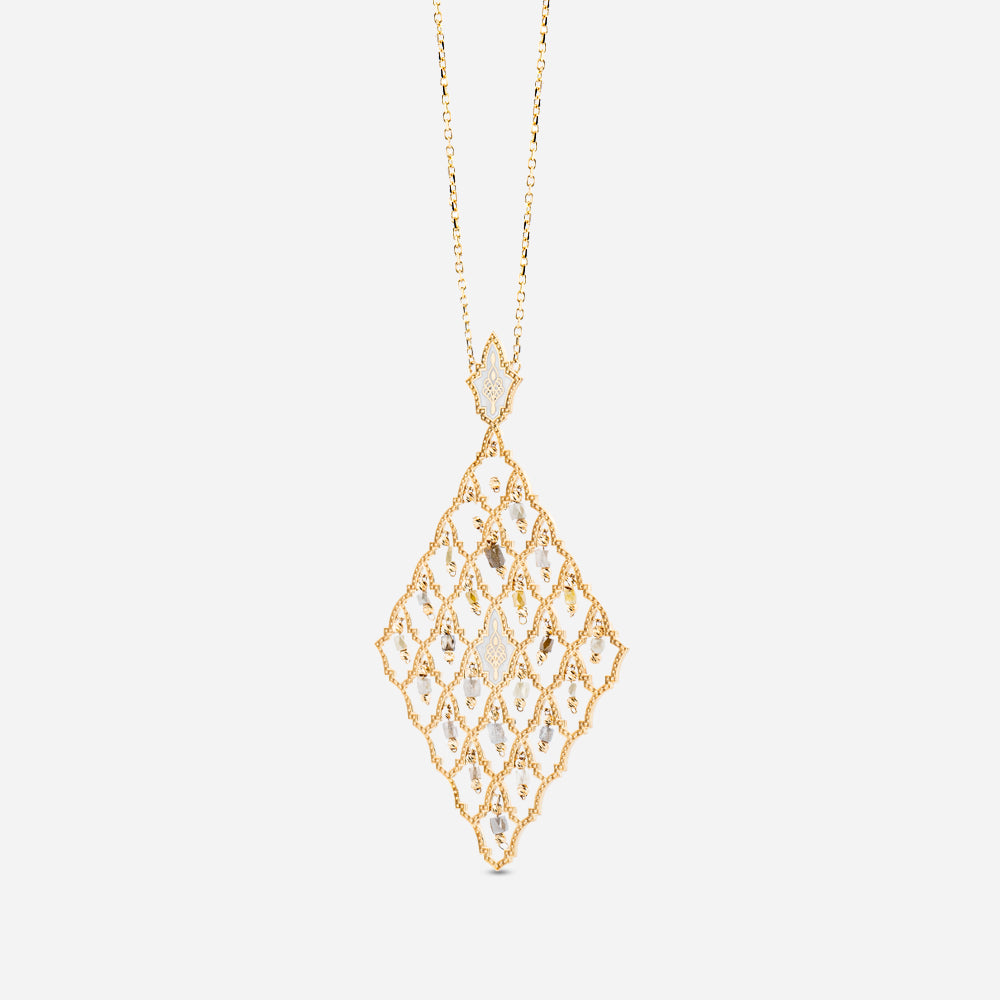 18K Gold Diamond Ancestral Secret Necklace