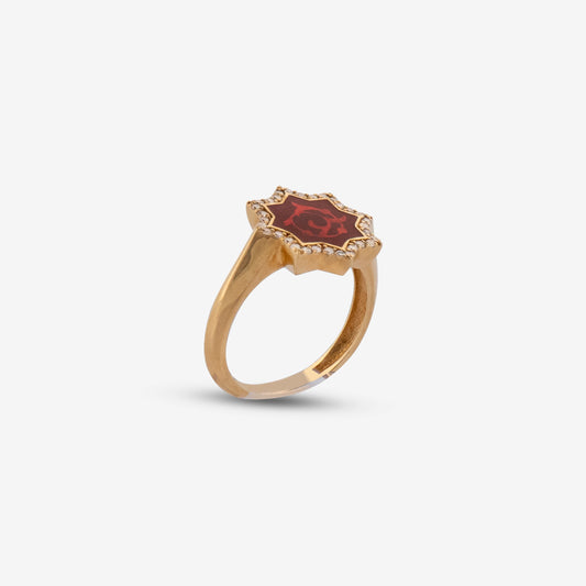 18K Gold Diamond Ring