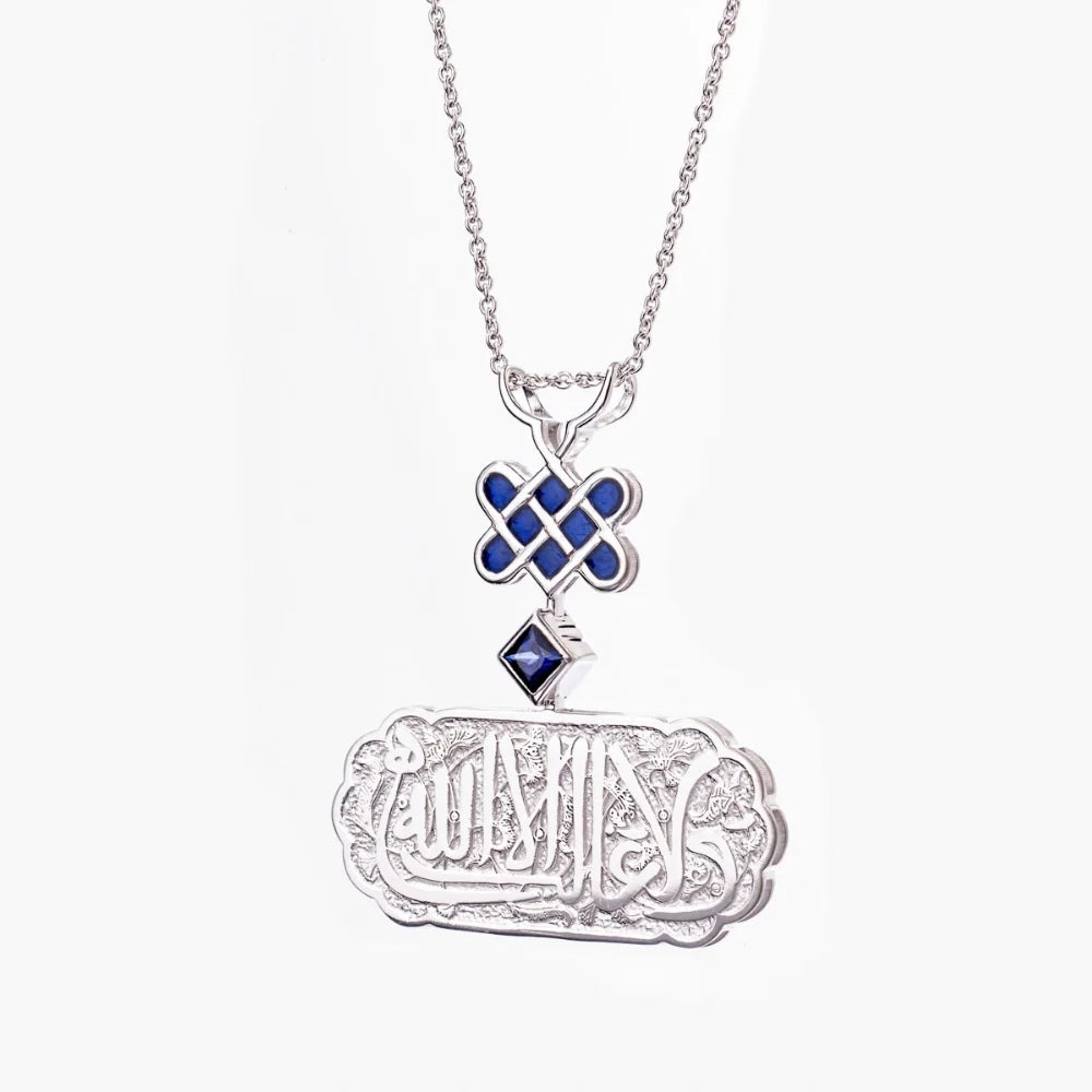 18K Gold Sapphire Girnata Necklace
