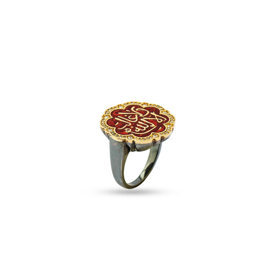 18K Gold Art Ring