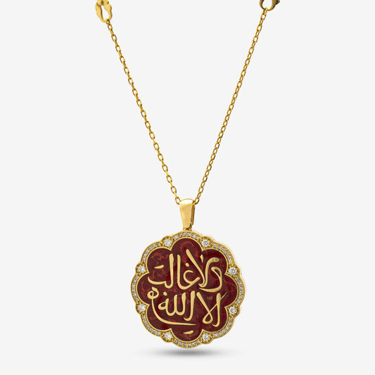 18K Gold Diamond Lal-i Mühür Necklace