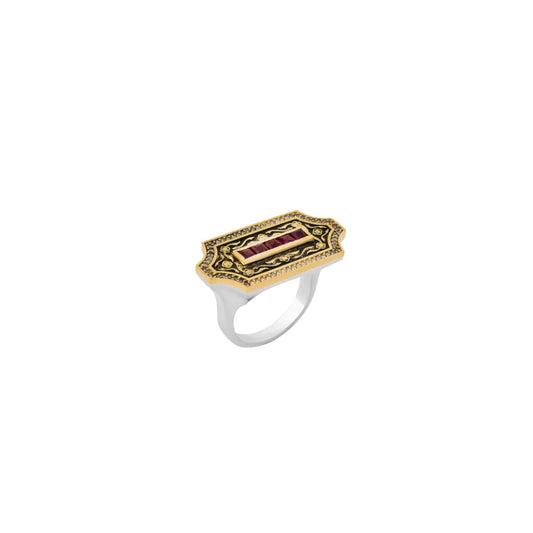 18K Gold Ruby Enderun-u Zarafet Ring