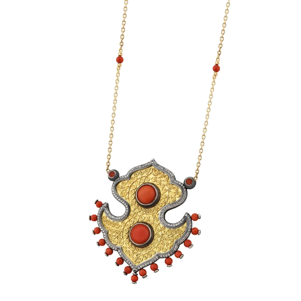 18K Gold Mercan-ı Sultan Necklace