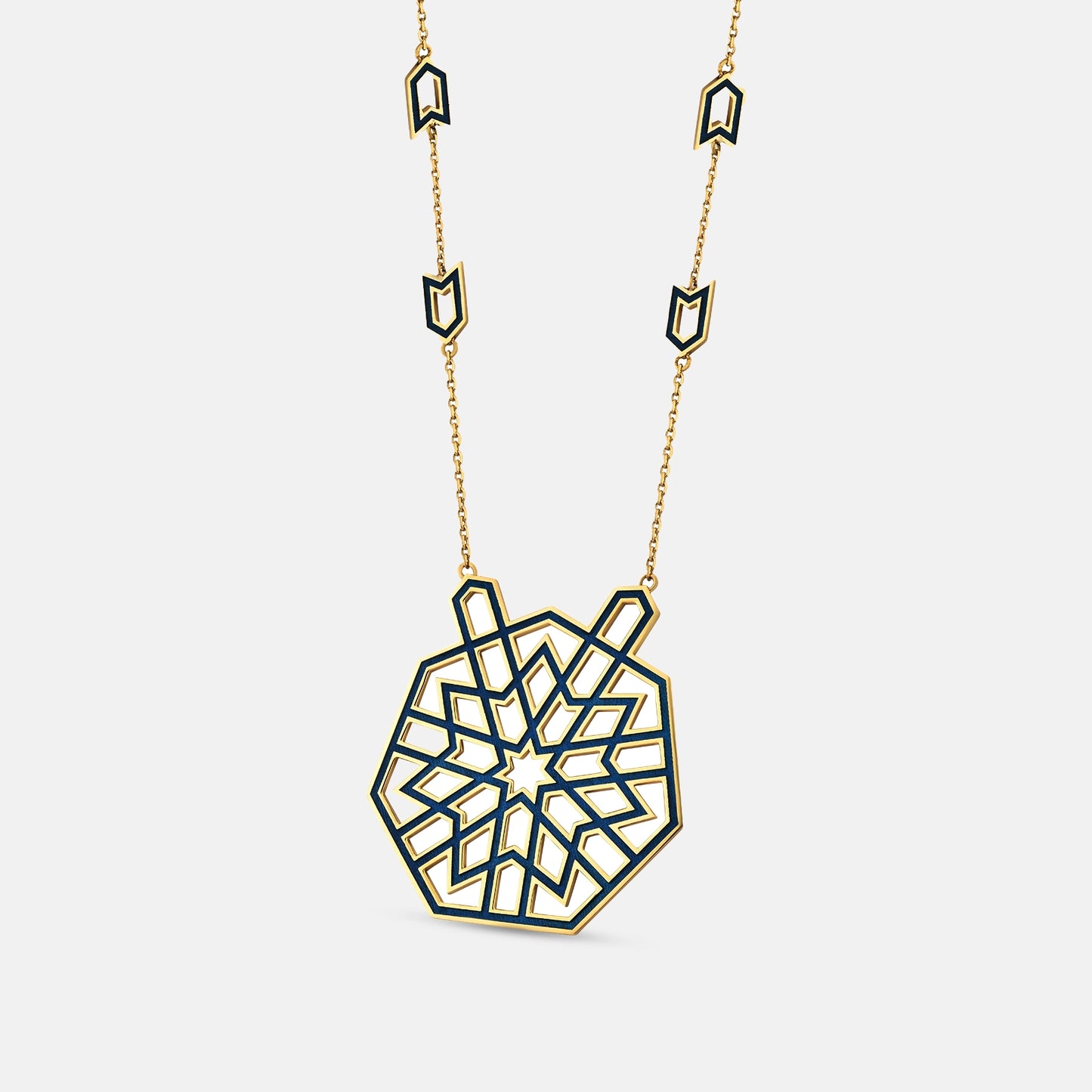 18K Gold Girih Necklace