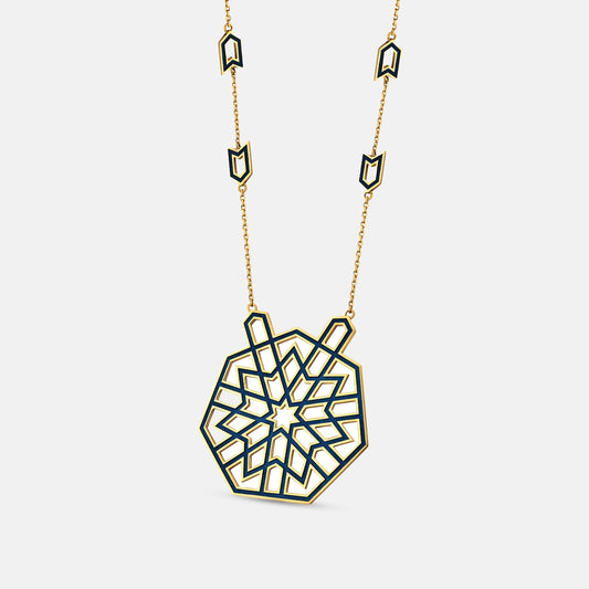 18K Gold Girih Necklace