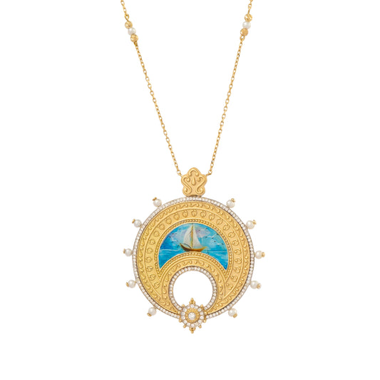 18K Gold Diamond Necklace