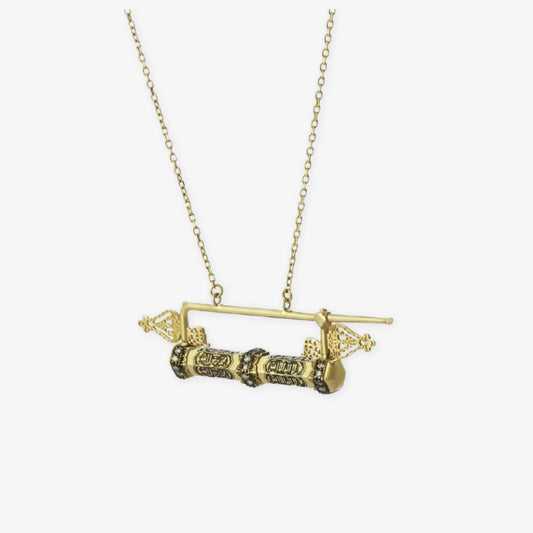 18K Gold Key to the Kaaba Necklace