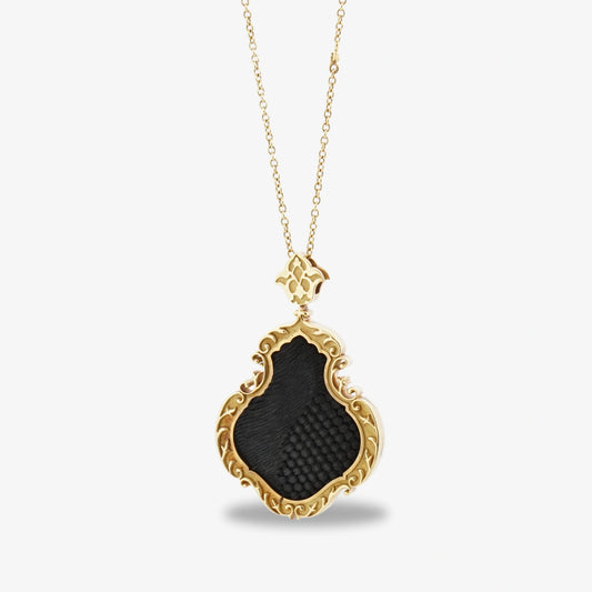 18K Gold Kiswah Al-Kaabah Hafiz Qindeel Necklace