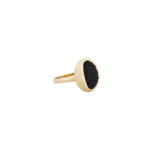 18K Gold Kiswah Al-Kaabah Ring