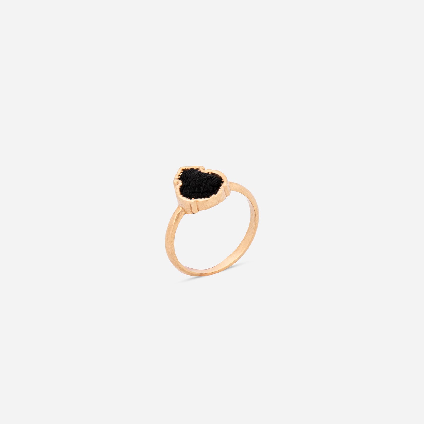 18K Gold Kiswah Al-Kaabah Qindeel Ring