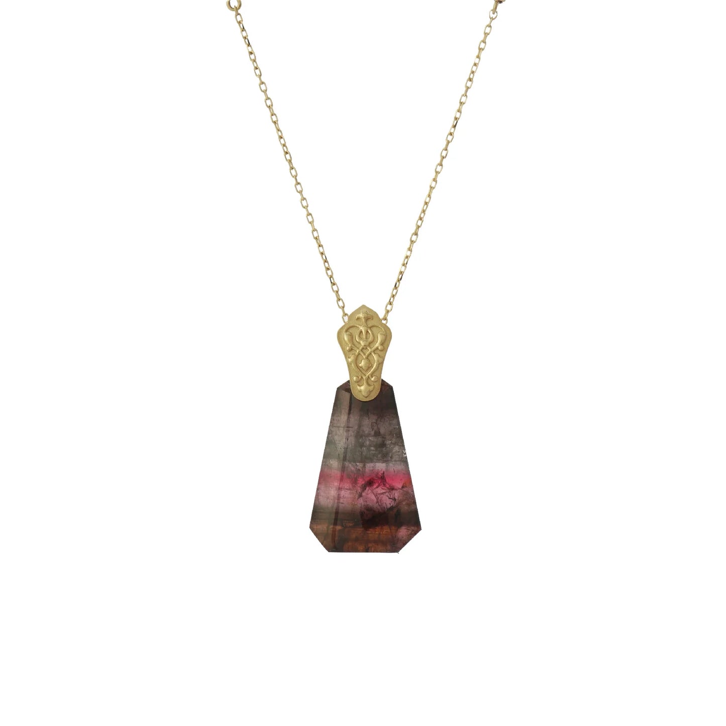 18K Gold Sunset Necklace