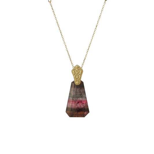 18K Gold Sunset Necklace