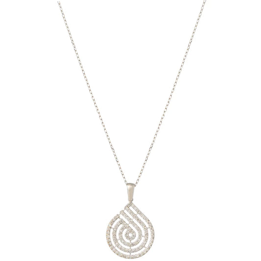 18K Gold Diamond Sparkle Necklace