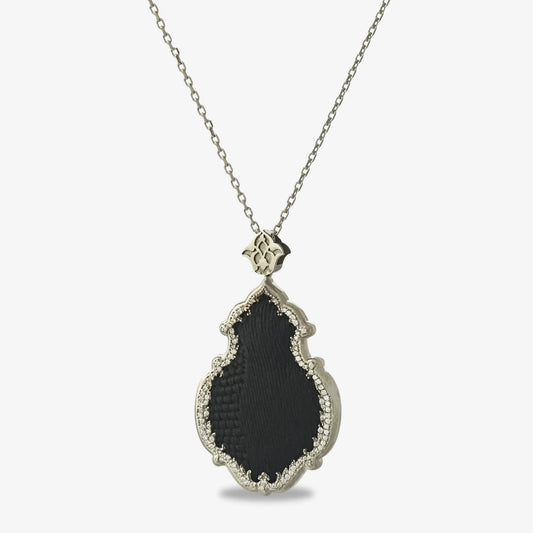 925 Sterling Silver Kiswah Al-Kaabah Ya Hay Necklace