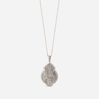 925 Sterling Silver Kiswah Al-Kaabah Mini Qandeel Necklace