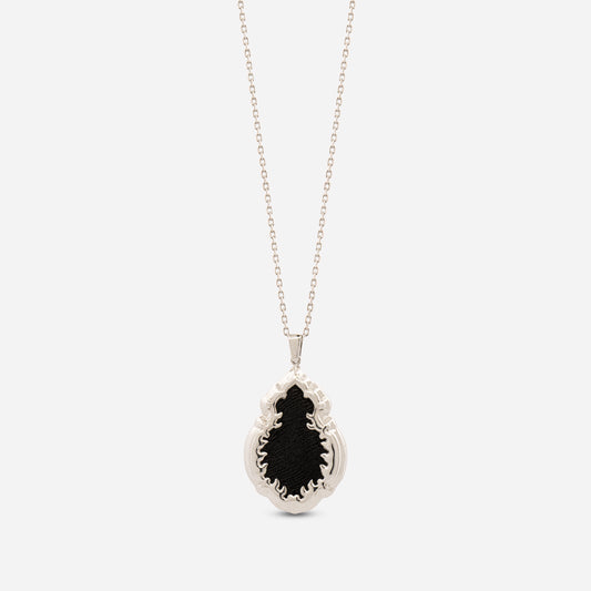 925 Sterling Silver Kiswah Al-Kaabah Mini Qandeel Necklace