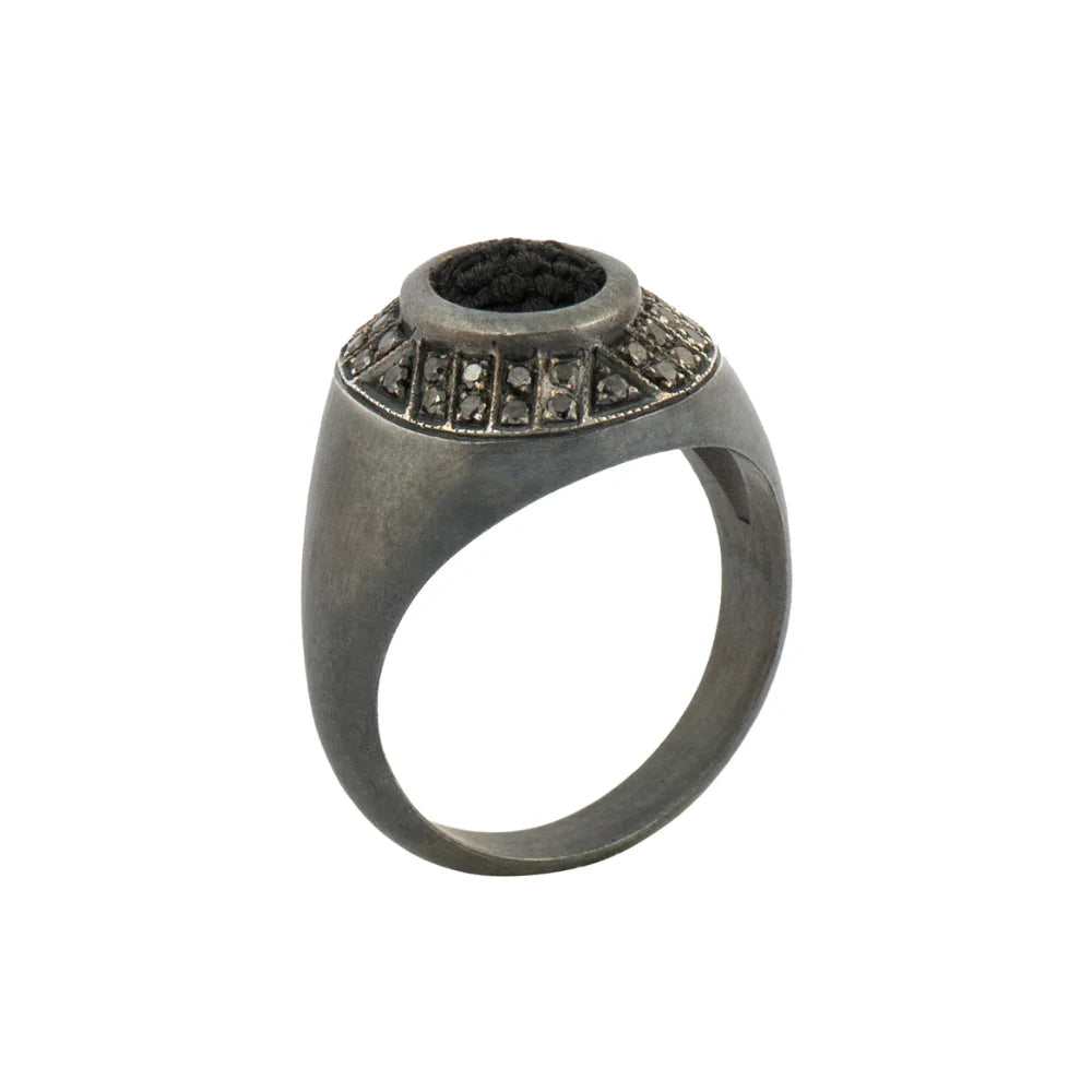 925 Sterling Silver Kiswah Al-Kaabah Ring