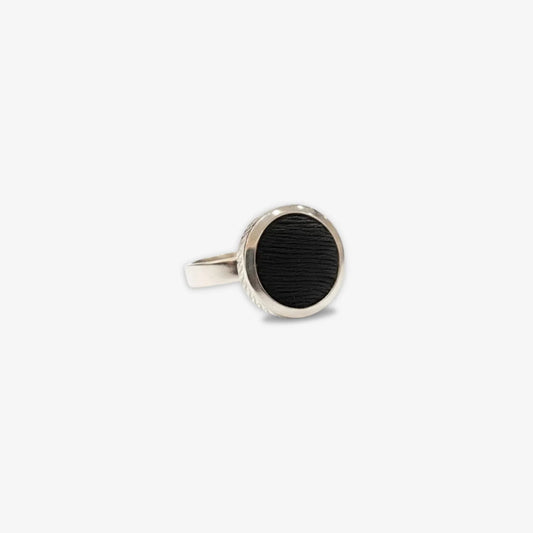 925 Sterling Silver Kiswah Al-Kaabah Oval Ring