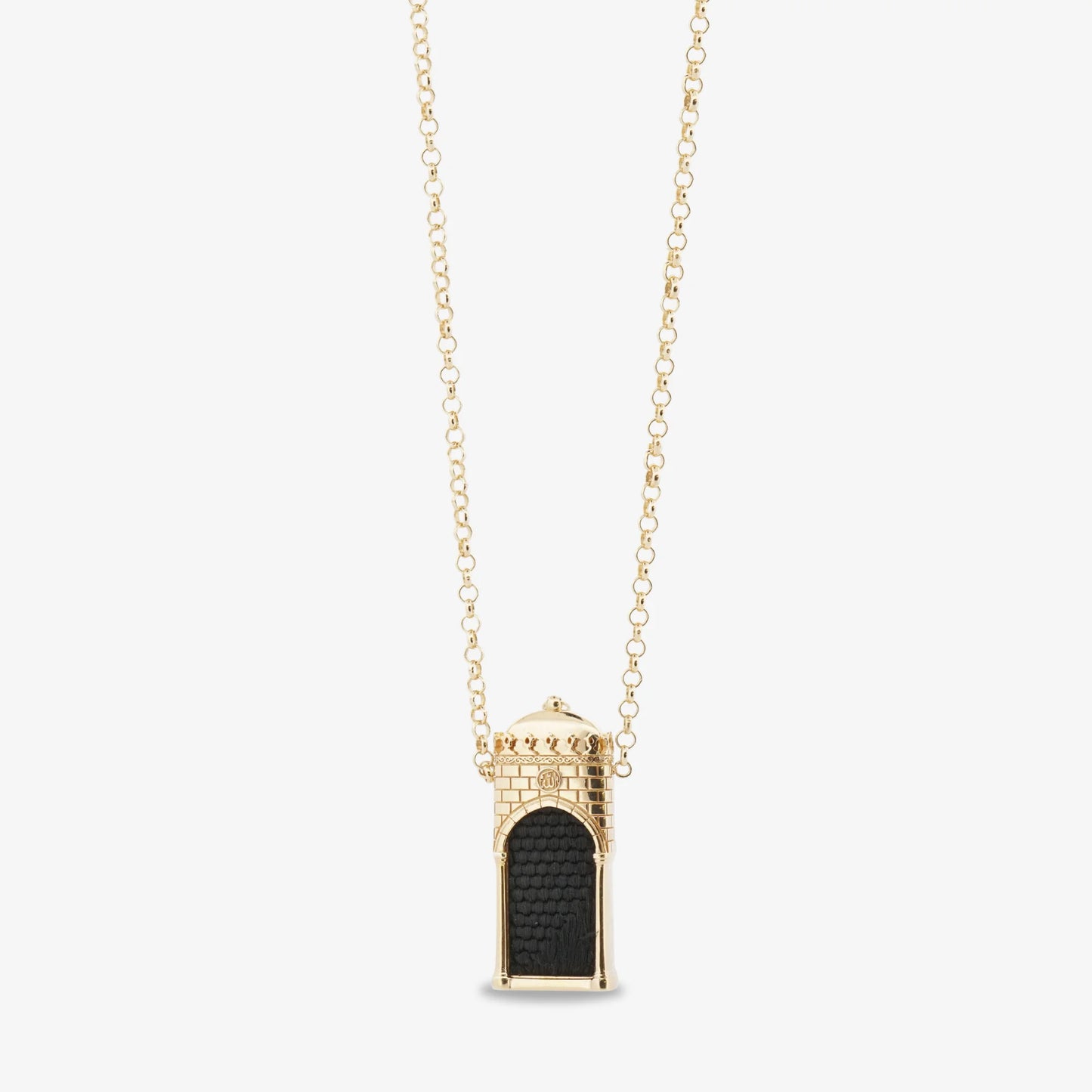 925 Sterling Silver Kiswah Al-Kaaba Kiswah-i Sharif Necklace