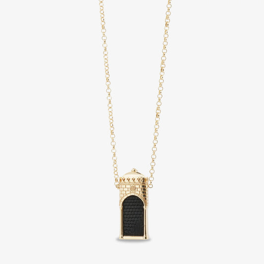 925 Sterling Silver Kiswah Al-Kaaba Kiswah-i Sharif Necklace