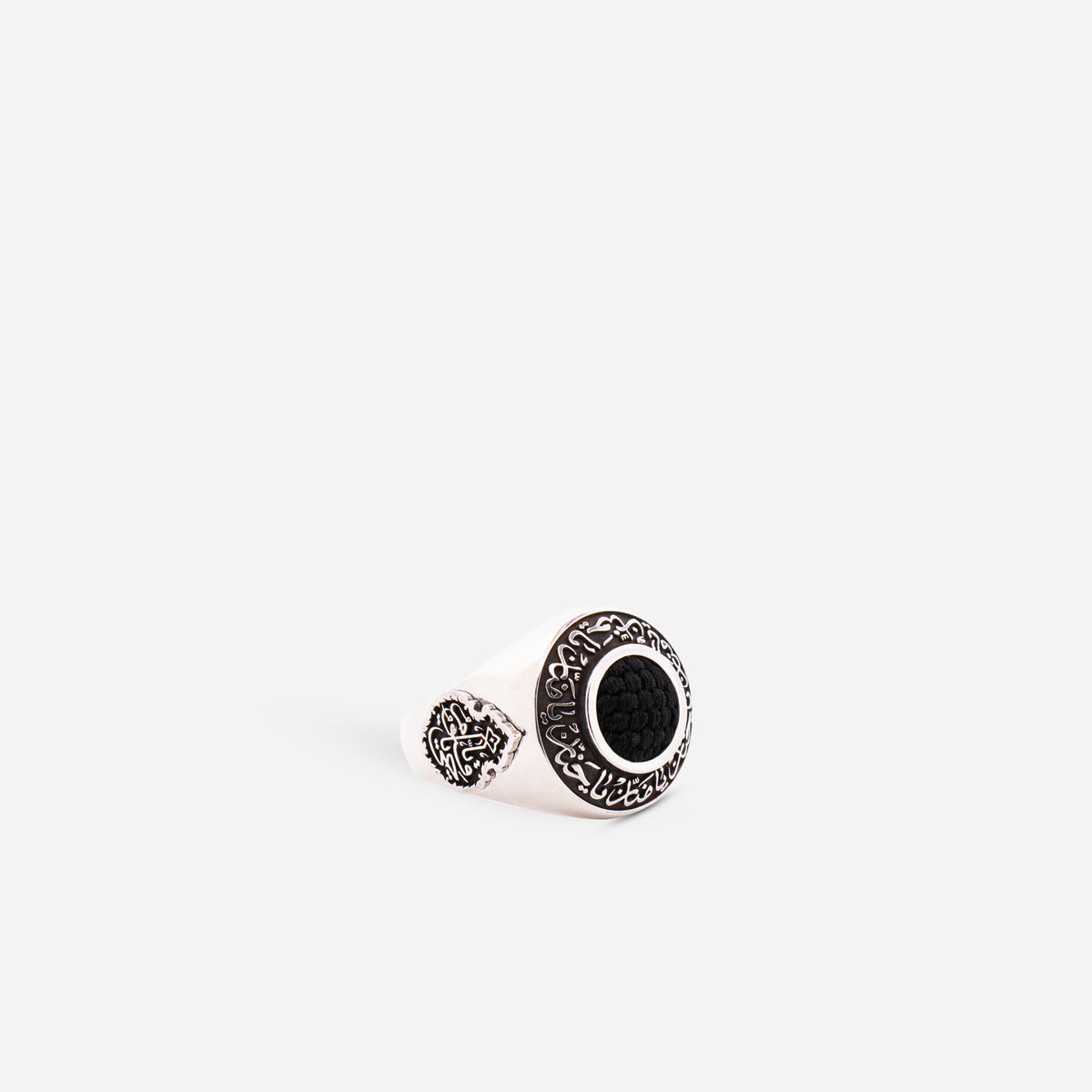 925 Sterling Silver Kiswah Al-Kaabah Ya Hannan Ya Mannan Ring